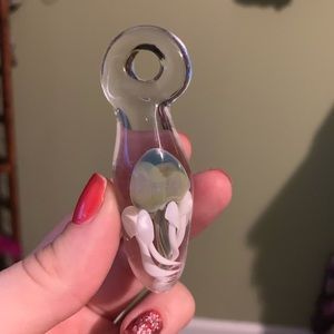 Glass Mushroom Pendant